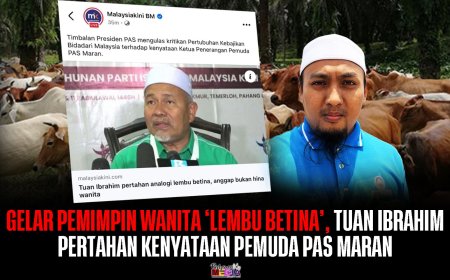 Gelar Pemimpin Wanita ‘Lembu Betina’, Tuan Ibrahim Pertahan Kenyataan Pemuda Pas Maran