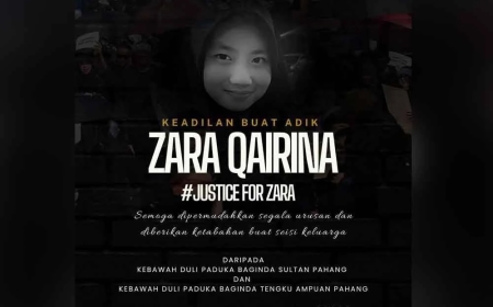 Sultan Pahang titah solat hajat seluruh negeri demi keadilan Zara Qairina