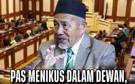 PAS MENIKUS DALAM DEWAN, MENYINGA DI LUAR DEWAN