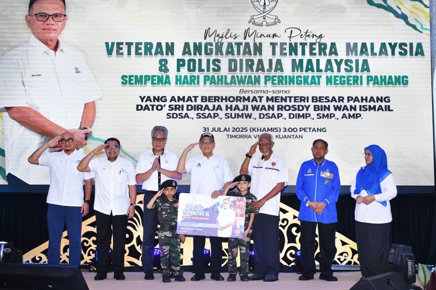 Kad Kesihatan Kasih Makmur Edisi Pahlawan: Penghargaan Bermakna Kerajaan Pahang untuk Veteran ATM dan PDRM