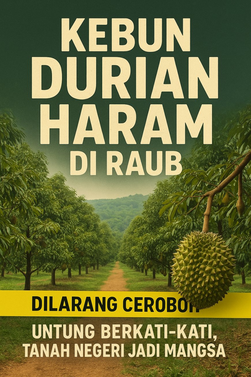 "Kebun Durian Haram: Untung Berkati-Kati, Tanah Negeri Jadi Mangsa"