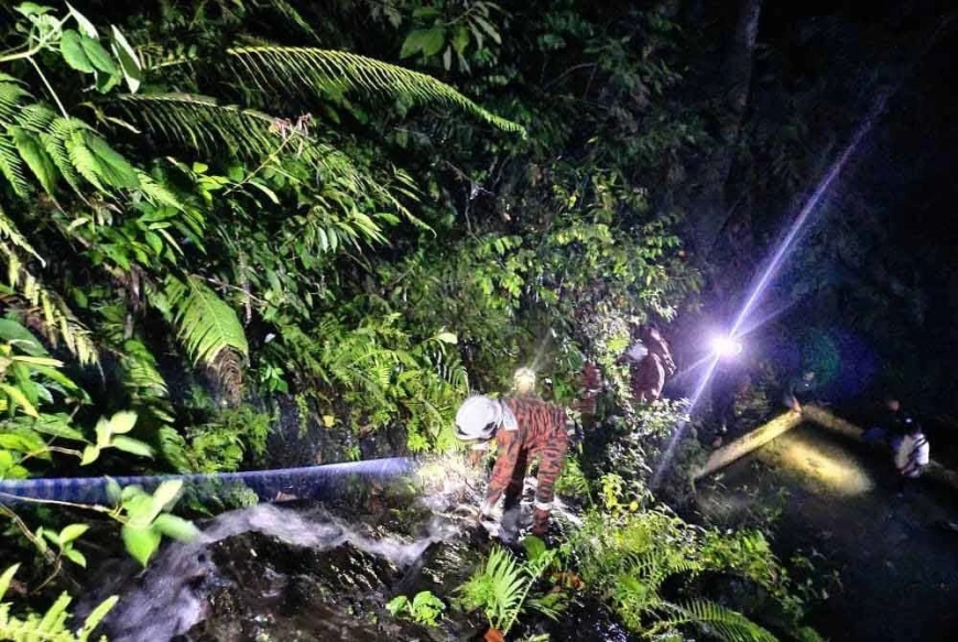 Lelaki dilapor hilang ditemui meninggal dunia di puncak air terjun
