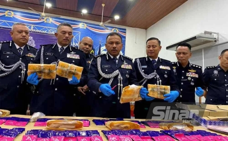 Tiga beranak ditahan bersama pil kuda, daun ketum RM1.6 juta