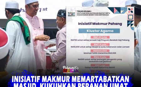 Inisiatif Makmur Martabatkan Masjid, Kukuhkan Peranan Umat