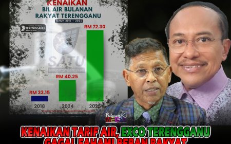Kenaikan Tarif Air, Exco Terengganu Gagal Fahami Beban Rakyat