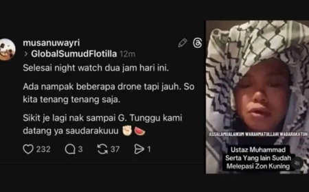 Konvoi Global Sumud Flotilla kini di zon kuning, peserta mohon doa rakyat Malaysia