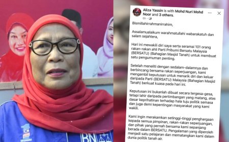101 Ahli PPBM Masjid Tanah Keluar Parti