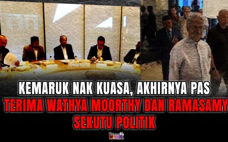 Kemaruk Nak Kuasa, Akhirnya PAS Terima Wathya Moorthy Dan Ramasamy Sekutu Politik