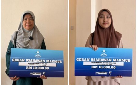 LIMA USAHAWAN BENTA TERIMA GERAN USAHAWAN MAKMUR BERNILAI RM10,000