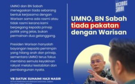UMNO/BN Sabah Tiada Pakatan Dengan Parti Warisan