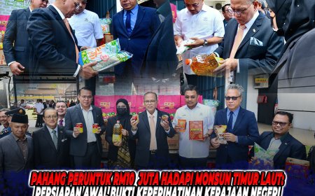 Pahang Peruntuk RM10 Juta Hadapi Monsun Timur Laut: Persiapan Awal Bukti Keprihatinan Kerajaan Negeri