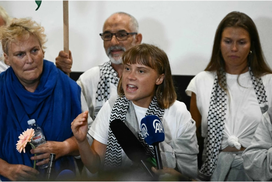 'Ini bukan tentang kami, ini tentang genosid rakyat Gaza' - Greta Thunberg