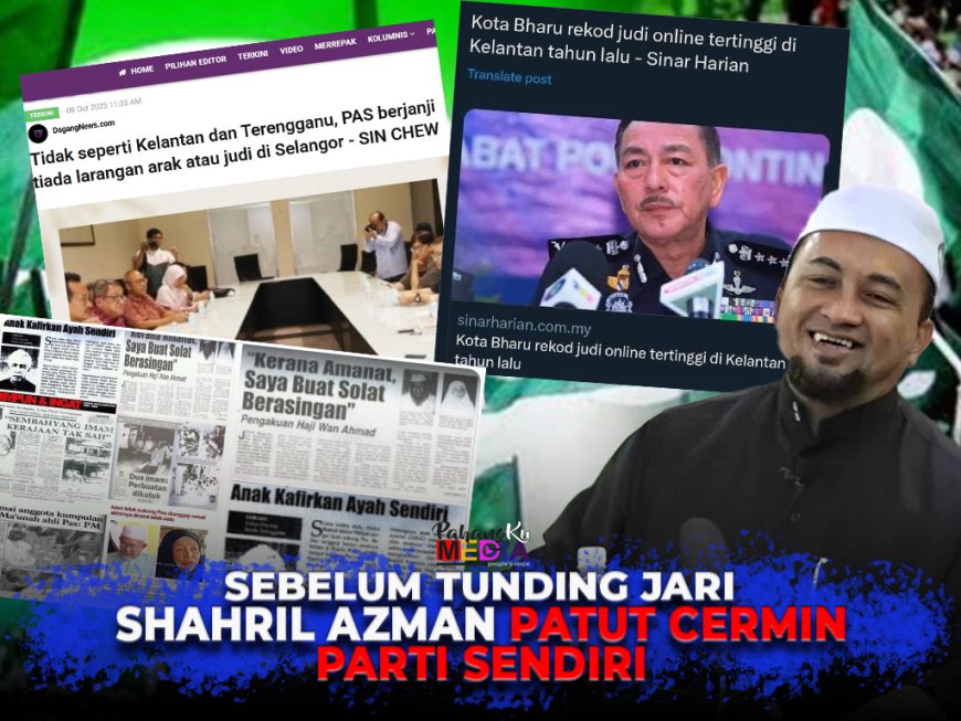 Sebelum Tuding Jari, Shahril Azman Patut Cermin Parti Sendiri