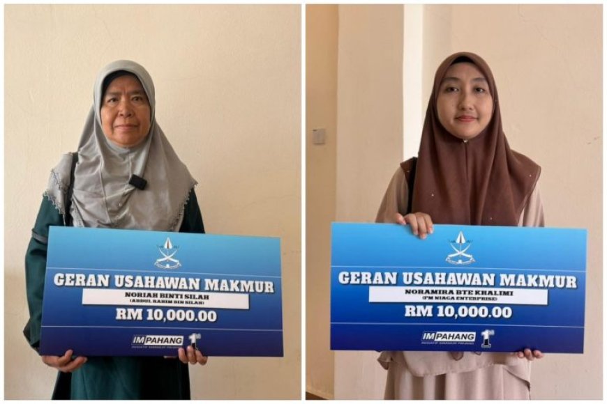 LIMA USAHAWAN BENTA TERIMA GERAN USAHAWAN MAKMUR BERNILAI RM10,000