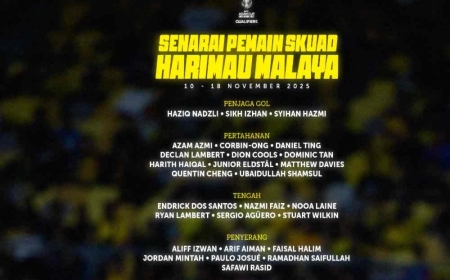 Matthew Davies kembali perkuat Harimau Malaya
