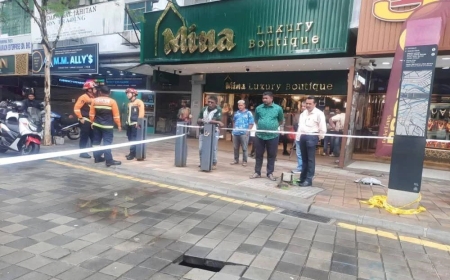 Lagi kes jalan mendap di Jalan Masjid India