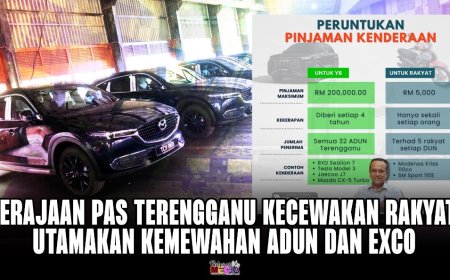 Kerajaan PAS Terengganu Kecewakan Rakyat, Utamakan Kemewahan ADUN dan Exco