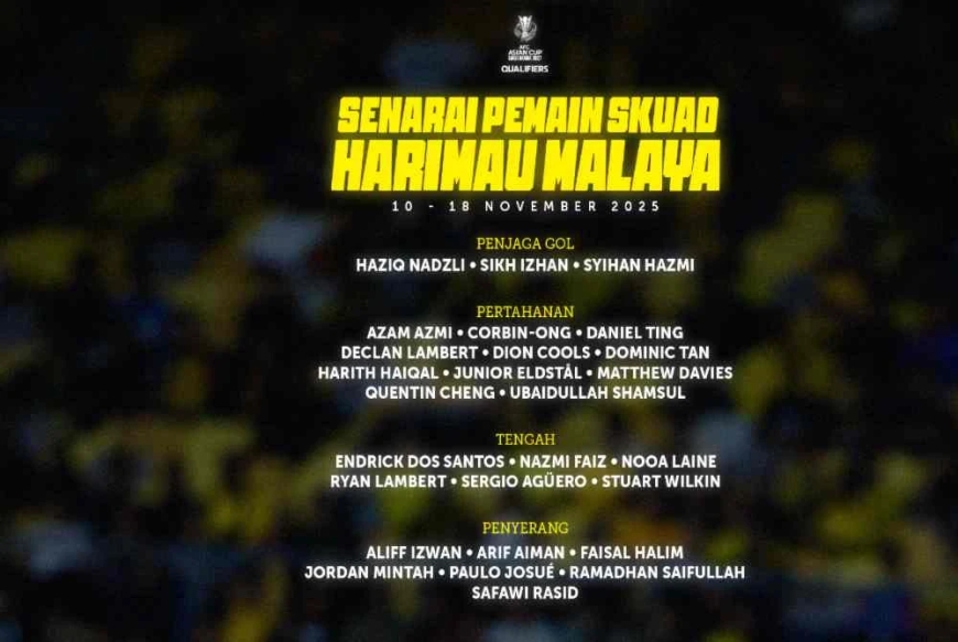 Matthew Davies kembali perkuat Harimau Malaya