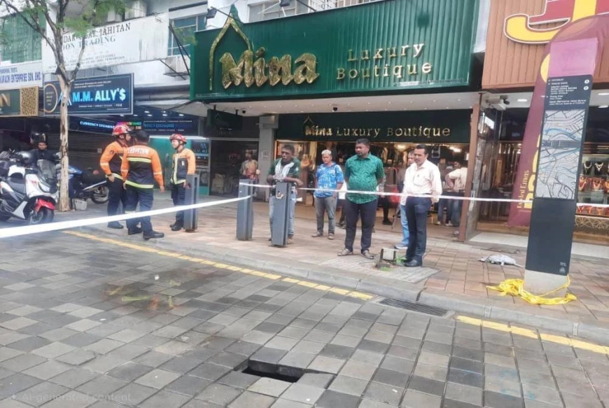Lagi kes jalan mendap di Jalan Masjid India