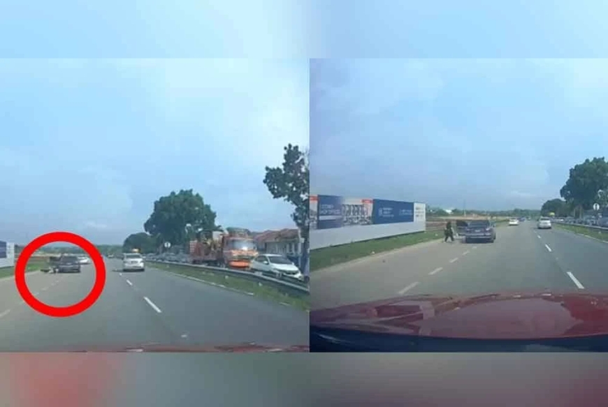 Wanita nekad terjun kereta elak dipukul suami