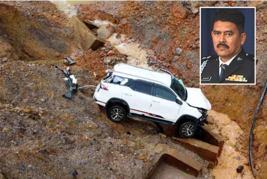 Tiada kesan brek, SUV terjunam terus ke dalam gaung