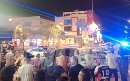 Lelaki maut ditembak ketika makan di restoran