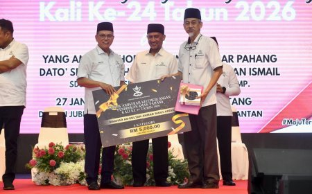 Kerajaan Negeri Pahang Akan Terus Sokong Usaha JAIP, Pastikan Warga SMAN Sentiasa Bermotivasi