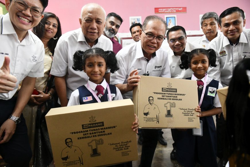 Pahang Terus Ke Hadapan: 68,000 Pelajar Terima Bantuan Awal Persekolahan Tunas Makmur