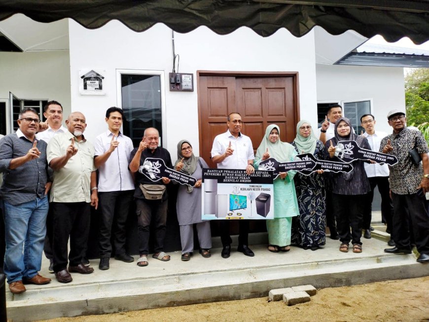 Pahang Perkukuh Kebajikan Rakyat: Air Percuma untuk Penerima Rumah Rakyat Pahang