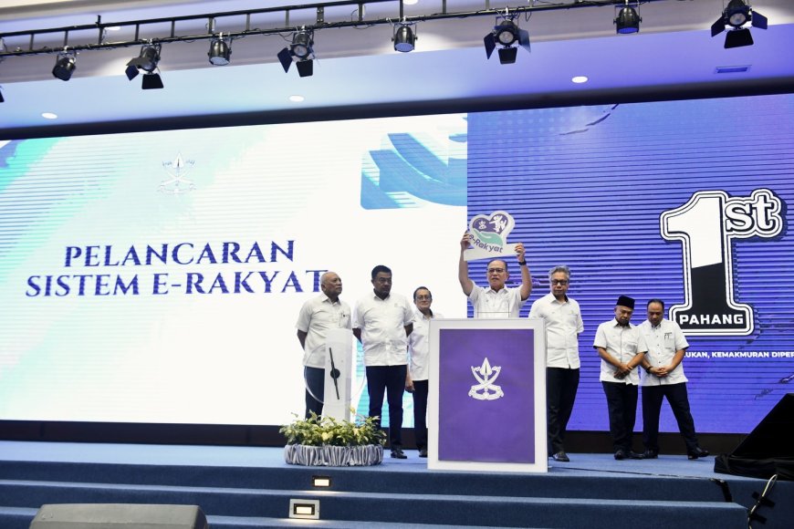 Pahang Perkenal Sistem e-Rakyat: Bantuan Lebih Teratur, Tepat & Telus