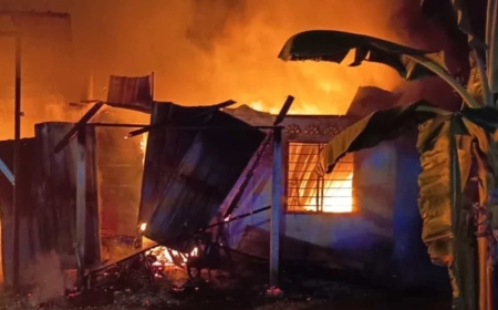 Lima sekeluarga maut kebakaran rumah di Raub