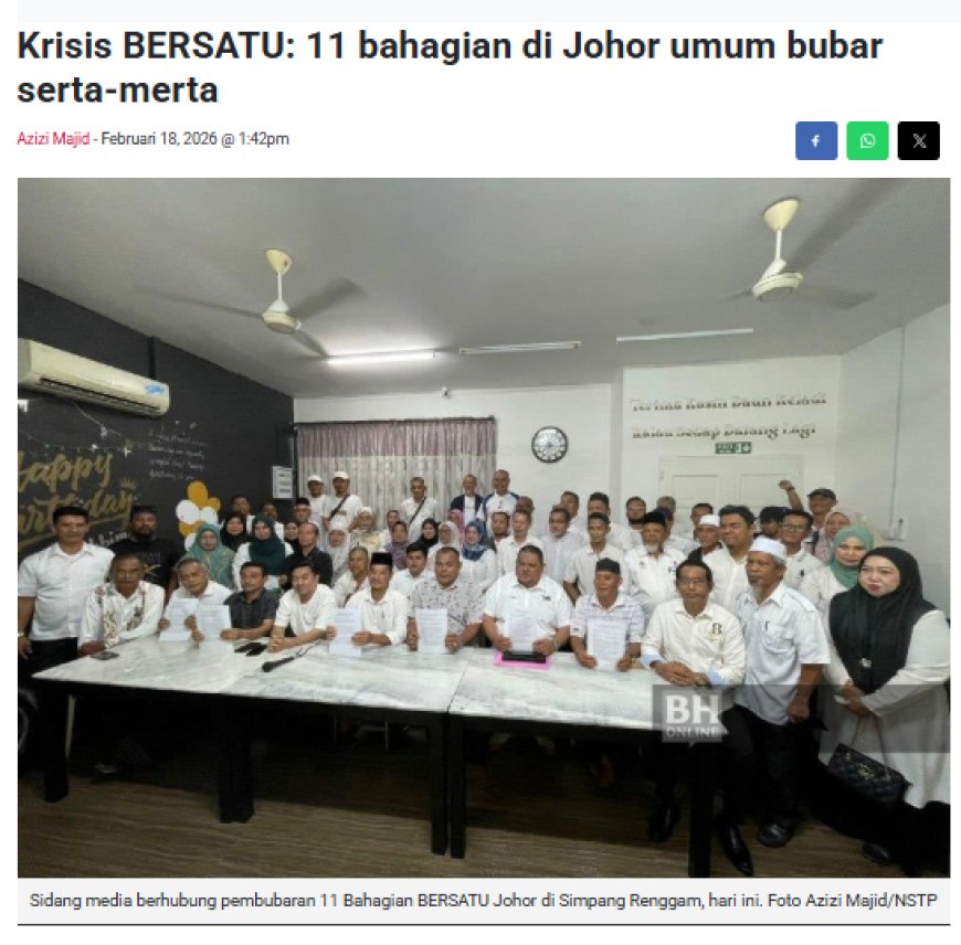 Marilah Bertaut Kembali Kepada UMNO … Dengan Keikhlasan, Kesetiaan Kepada Perjuangan