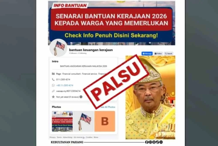 Istana Pahang kesan akaun Facebook palsu, jana video AI menyerupai Al-Sultan Abdullah