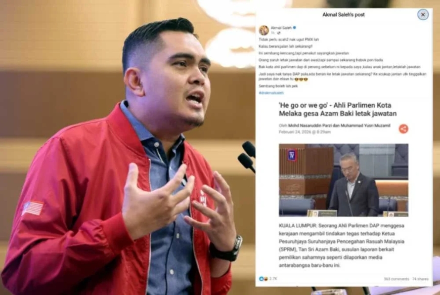 'Tak perlu acah-acah ugut PMX, kalau berani jalan sekarang'