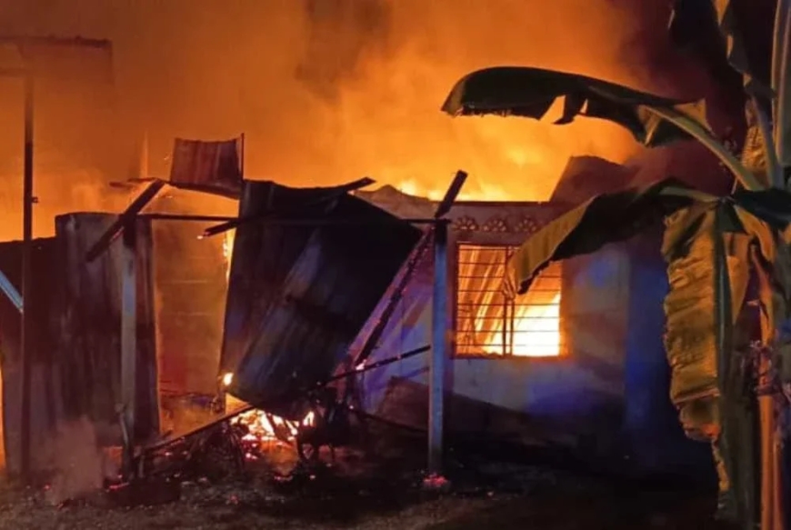 Lima sekeluarga maut kebakaran rumah di Raub