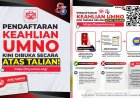 Keahlian Dalam Talian Terus Dapat Sambutan, 5,775 Lagi Sertai UMNO