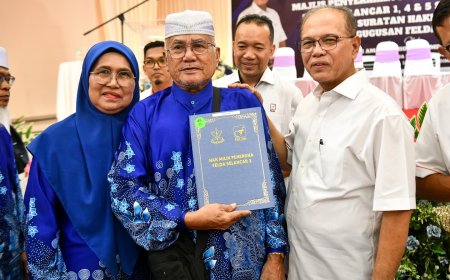 Pahang Menyelesaikan 99 Peratus Penyerahan Surat Hak Milik Tanah Peneroka FELDA