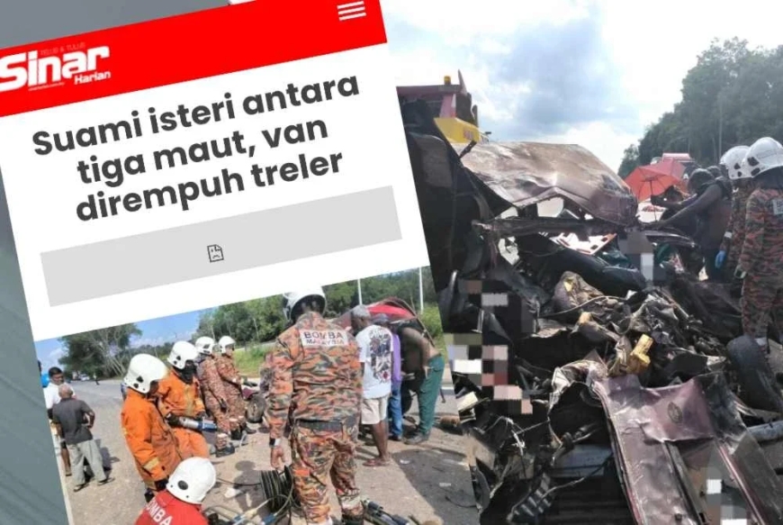 Nahas ragut nyawa 3 sekeluarga: Pemandu treler ditahan positif dadah