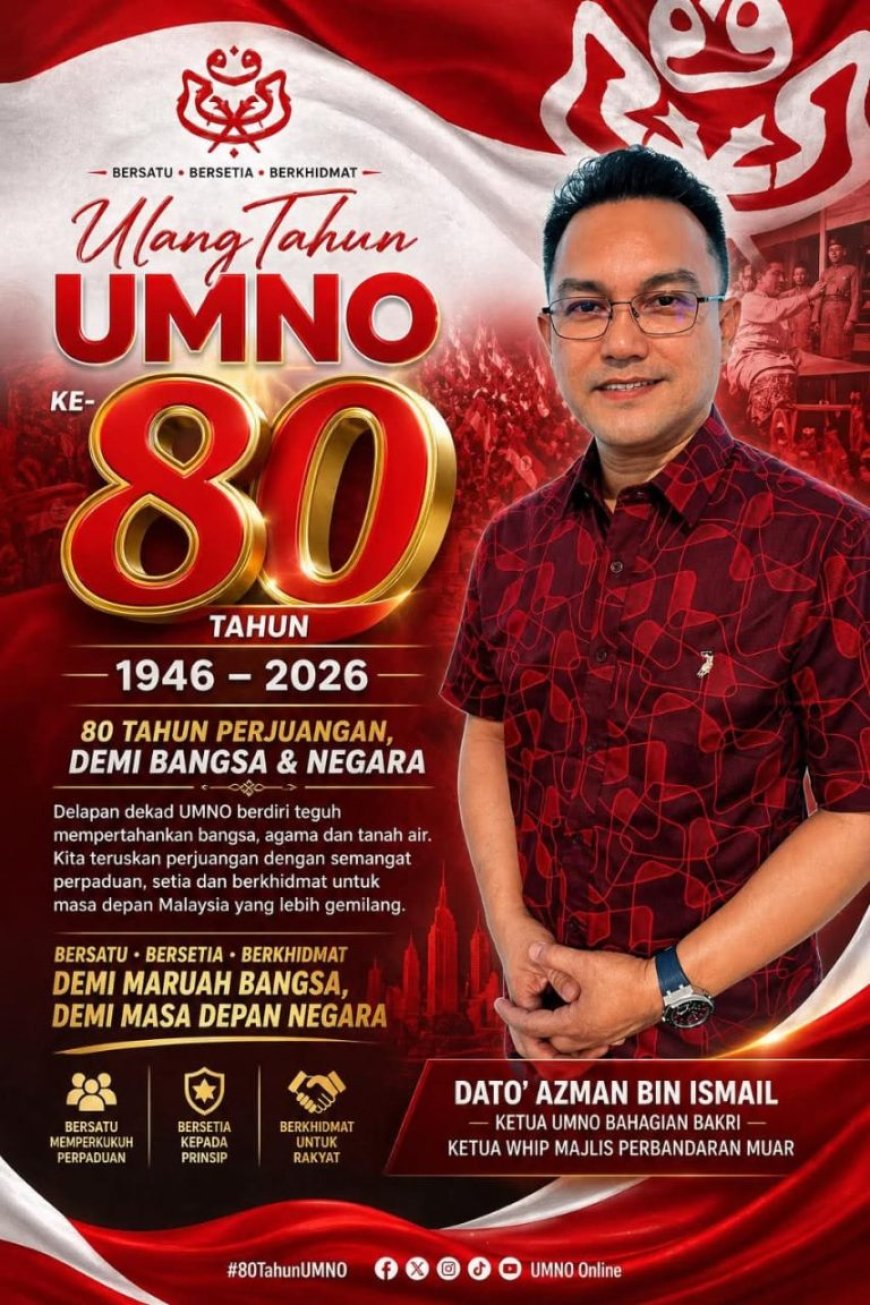 Lapan Dekad Berjuang, UMNO Tidak Pernah Luntur Demi Rakyat