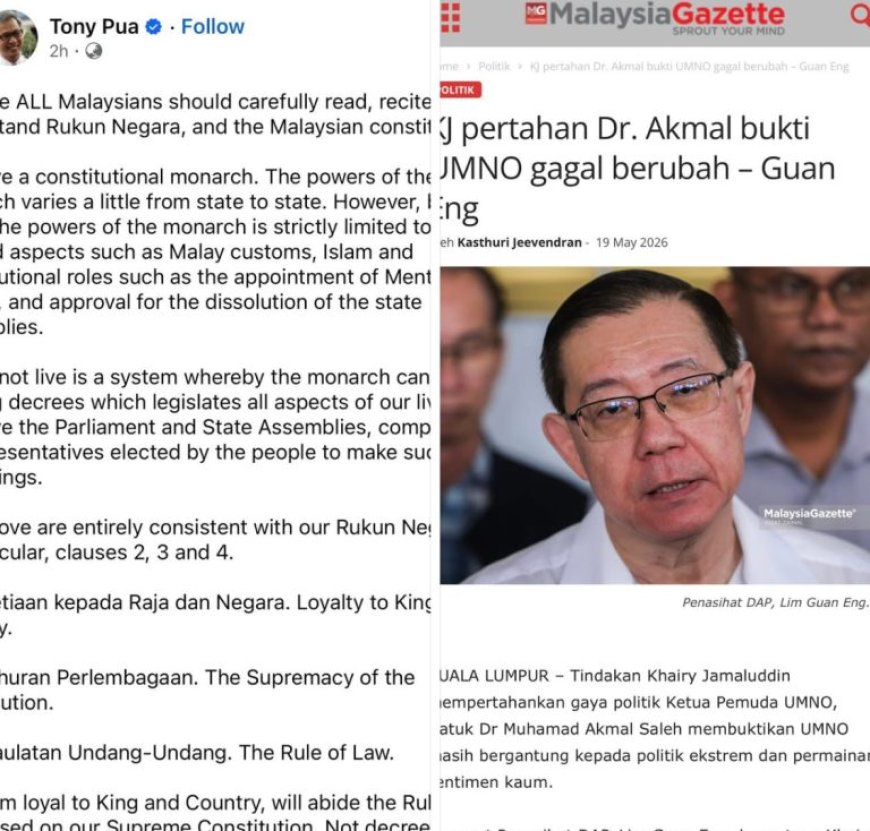 Kenyataan Dap Timbulkan Persoalan Besar