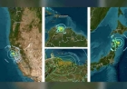 Gempa serentak di tiga negara hanya kebetulan