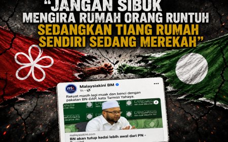 “Jangan Sibuk Mengira Rumah Orang Runtuh Sedangkan Tiang Rumah Sendiri Sedang Merekah”