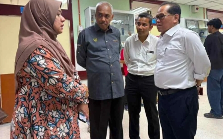 Pelajar Tingkatan 1 jatuh bangunan sekolah