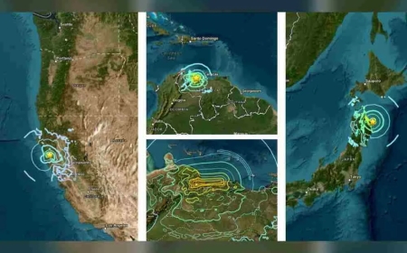 Gempa serentak di tiga negara hanya kebetulan