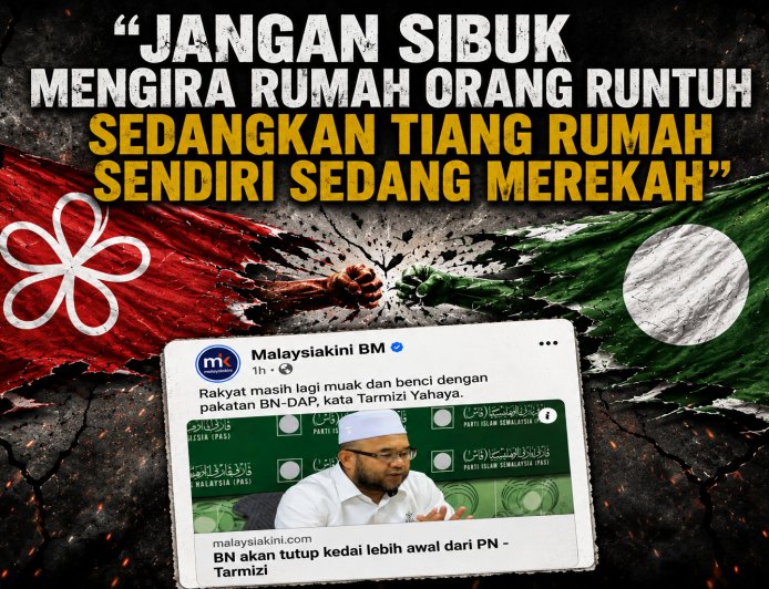 “Jangan Sibuk Mengira Rumah Orang Runtuh Sedangkan Tiang Rumah Sendiri Sedang Merekah”