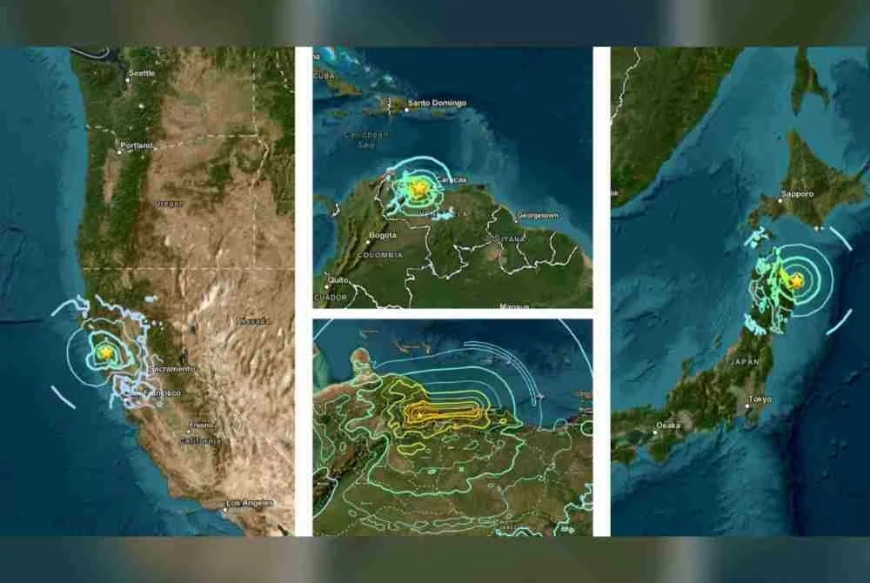 Gempa serentak di tiga negara hanya kebetulan