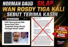 Norman Daud Silap, Wan Rosdy Tiga Kali Sebut Terima Kasih