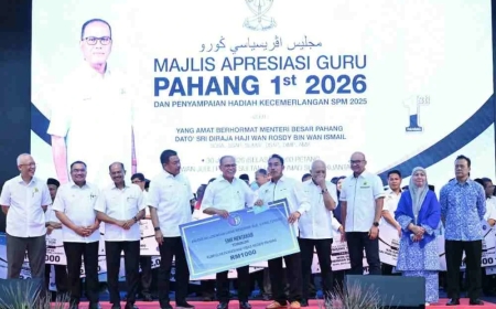 Pahang Terus Hargai Jasa Guru, Komited Kekalkan Kecemerlangan Pendidikan