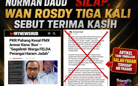Norman Daud Silap, Wan Rosdy Tiga Kali Sebut Terima Kasih