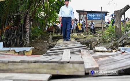 Kerajaan Pahang Lulus RM30,000 Baik Pulih Jeti Nelayan Sungai Belat Demi Keselamatan Pengguna